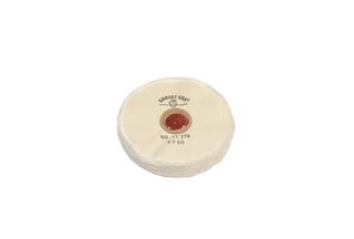 Finex Muslin Buff, Loose, 6" x 50 Ply, Leather Center, Item No. 17.776