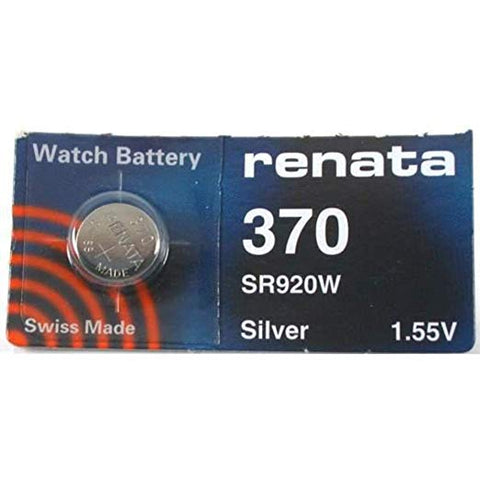 Renata 370 Battery. Pack of 10