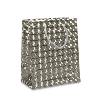 Silver 3-D Lens Small & Medium Totes Pack of 10