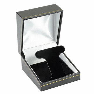 Classic Leatherette-look Deep Earring Tree boxes  Box of 24