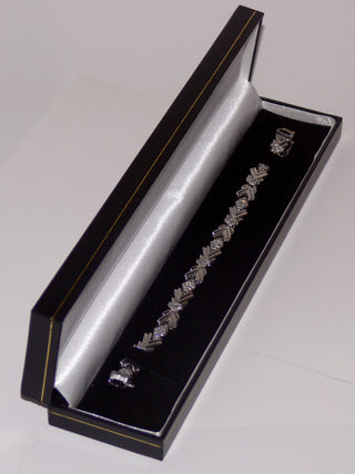 Classic Leatherette-look Bracelet boxes Box of 12