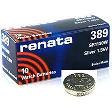 Renata 389 Battery. Pack of 10
