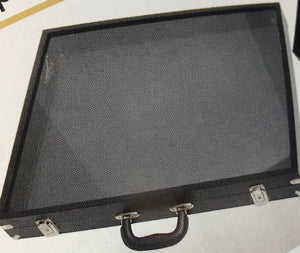 Salesman Organizer / Single-Side Case with Glass Top / Portable Showcase