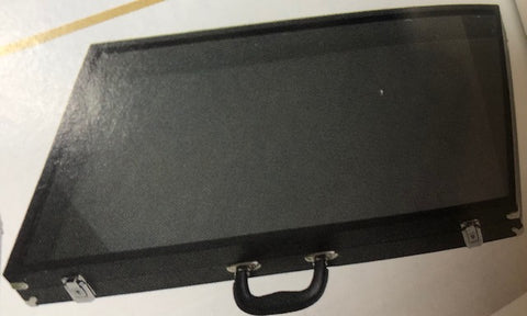 Salesman Organizer / Single-Side Case with Glass Top / Portable Showcase