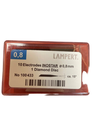 Lampert Inostar Electrodes w/ Diamond Disk, 0.8 mm