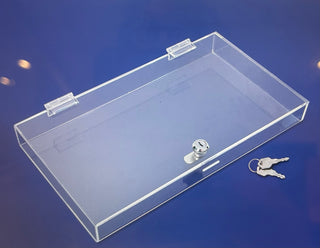 Clear Acrylic Tray with Cover and Lock