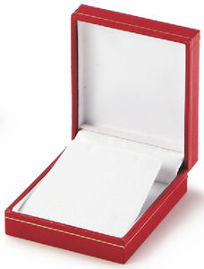 Classic Leatherette-look Earring/ Pendant boxes Box of  24
