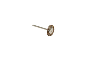 Medium Stiffness Bristle Wheel Brush, 3/4" Diameter 3/32" Shank , Item No. 16.0696