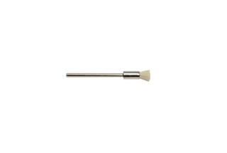 Soft Bristle End Brush, 1/4" Trim, 3/16" Diameter 3/32" Shank , Item No. 16.700