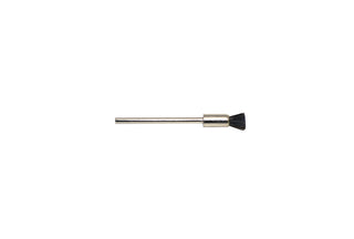 Stiff Bristle End Brush, 1/4" Trim, 3/16" Diameter 3/32" Shank , Item No. 16.701