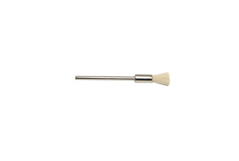 Soft Bristle End Brush, 3/8" Trim, 3/16" Diameter 3/32" Shank , Item No. 16.707
