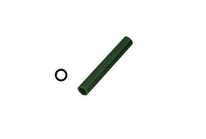 Matt Ring Tube, Green, With Centered Hole, Item No. 21.02719