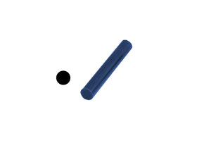 Ferris Wax, File-A-Wax Ring Tube, Solid Bar, Blue, Item No. 21.376