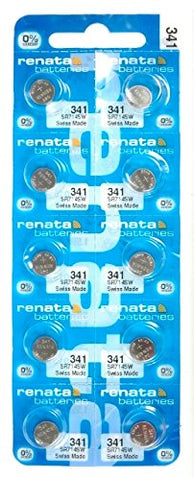 Renata 341 Battery. Pack of 10