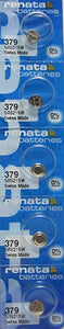 Renata 379 Battery. Pack of 10