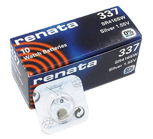 Renata 337 Battery. Pack of 10