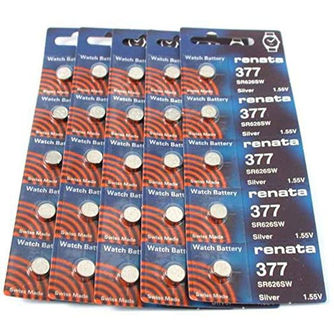 Renata 371 Battery. Pack of 10 – Continental Jeweler's Supply