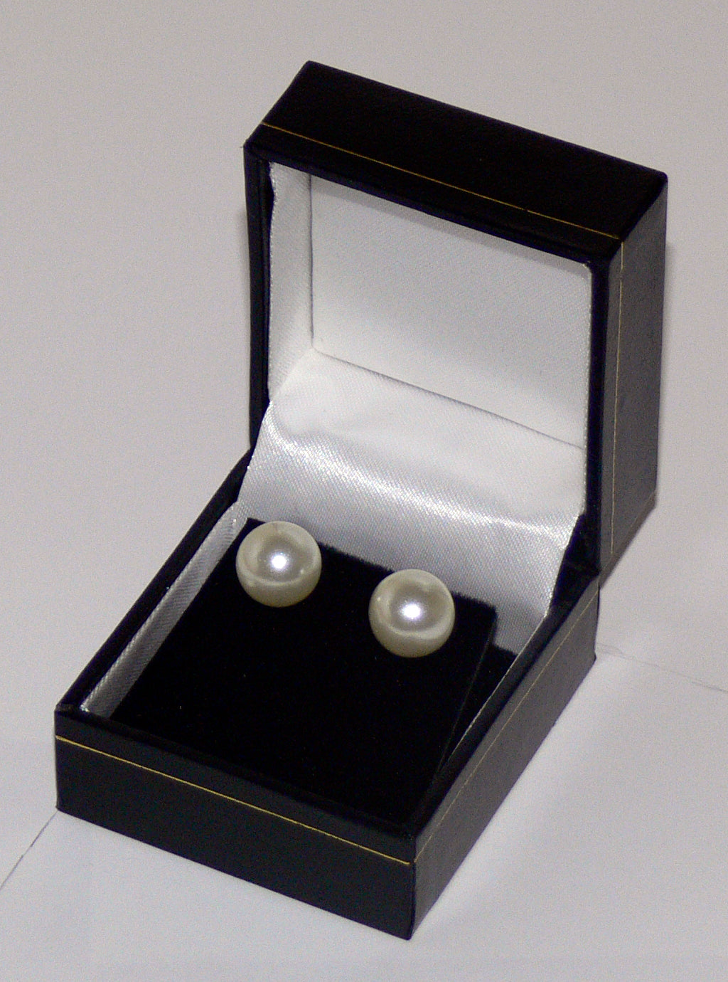 Classic Leatherette-look Small Earring boxes Box of 24