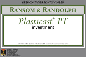 Ransom & Randolph Plasticast®  PT With Binder Investment 44 lb. Box