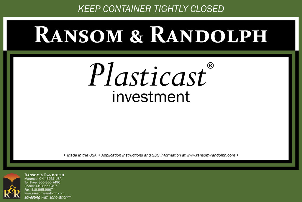 Ransom & Randolph Plasticast® Investment 44 lb. Box