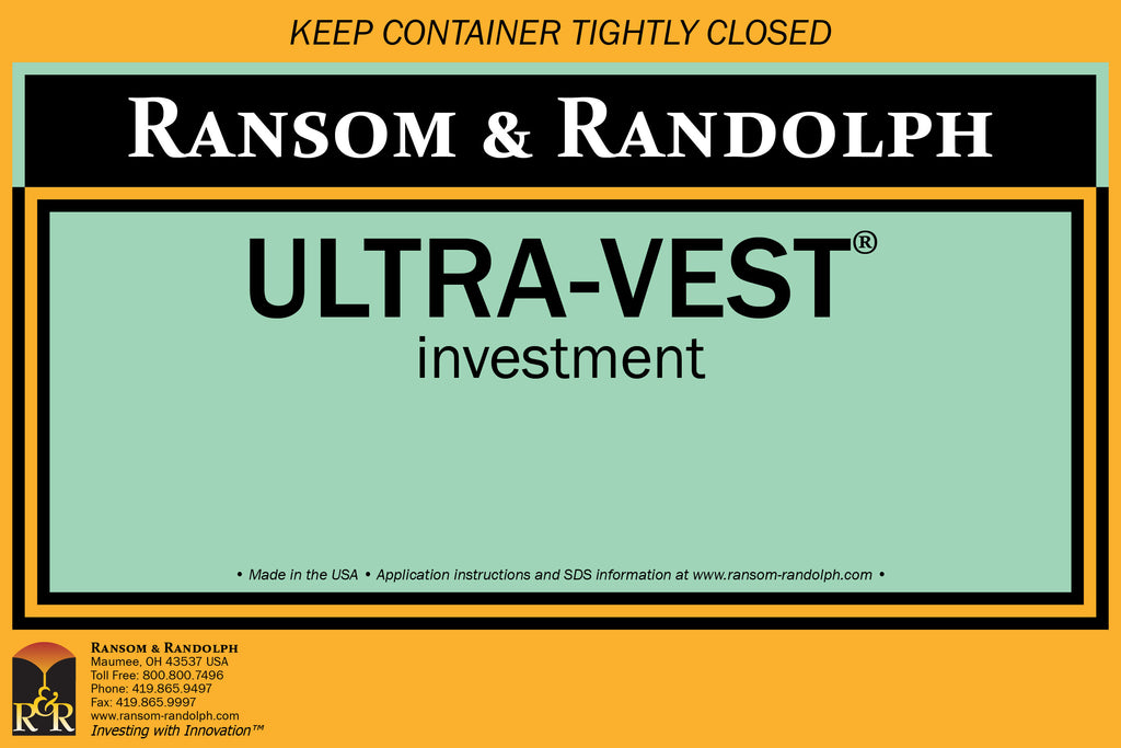 Ransom & Randolph Ultra-Vest® Investment 44 lb. Box
