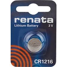 Renata 1216 Battery. Pack of 10