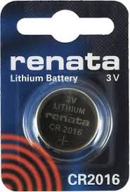 Renata 2016 Battery. Pack of 10