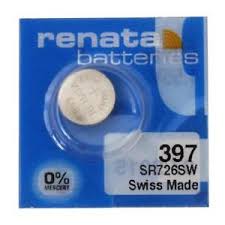 Renata 397 Battery. Pack of 10