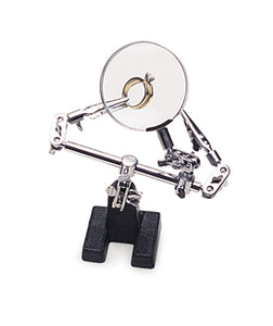 Double Third Hand with Clips and Magnifying Glass
