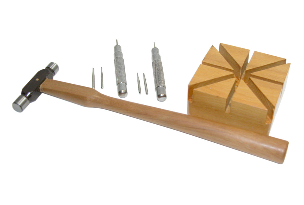 Bracelet Pin Removing Kit with Wooden Holder, Item No. RM 59055